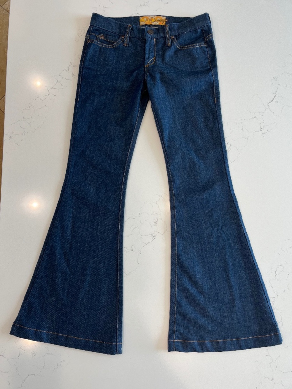 Dittos Y2K Flare Jeans – Low Rise Vintage Denim Size 26